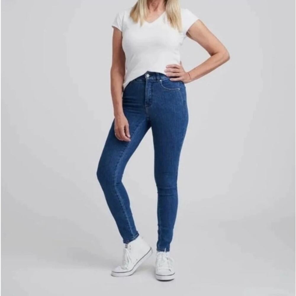 Universal Standard Riviera High Rise‎ Skinny Jeans Classic Blue Women's Size 00